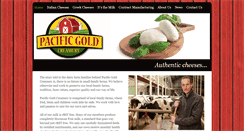 Desktop Screenshot of pacificgoldcreamery.com